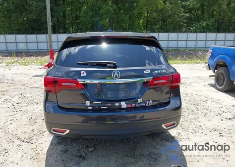 2014 Acura Mdx from USA, damaged, VIN 5FRYD3H29EB020060